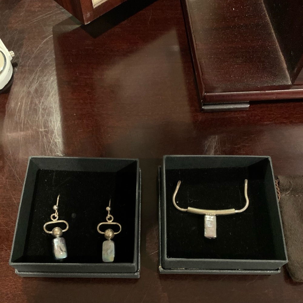 Necklace and earring set!